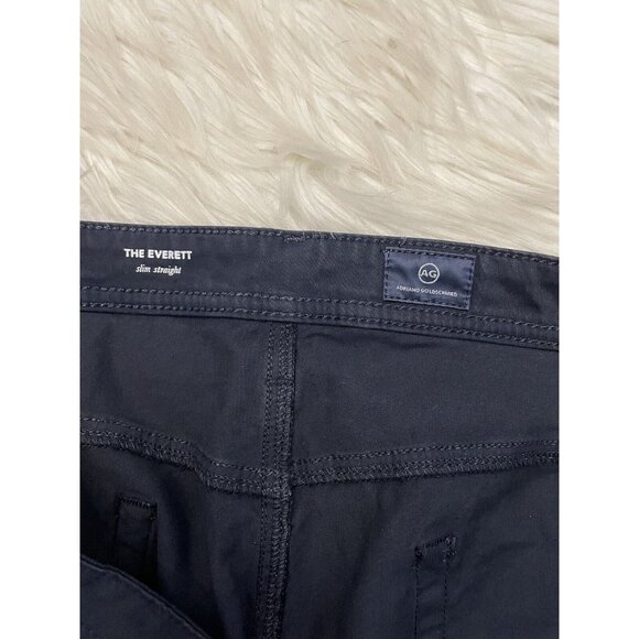 AG Adriano Goldschmied The Everett Slim Straight Navy Blue Jean Pants Size 42X29 - Picture 3 of 12